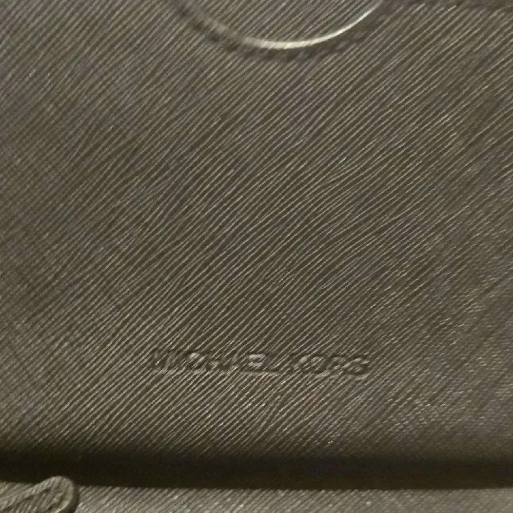 Michael Kors Black Wallet with Gold Logo
